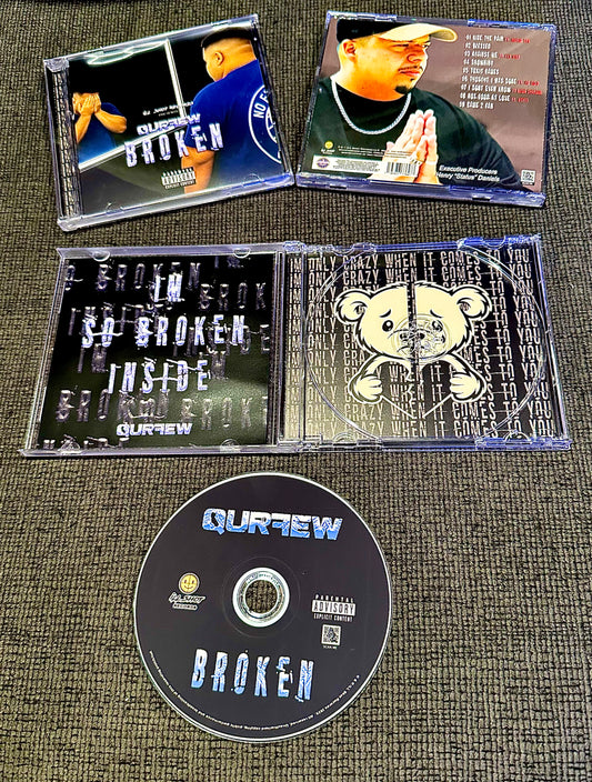 Qurfew Broken Album CD Signed